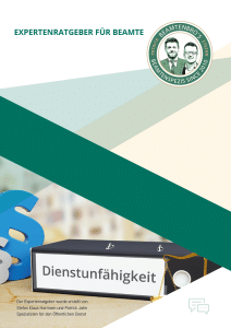 Expertenratgeber Dienstunfähigkeit